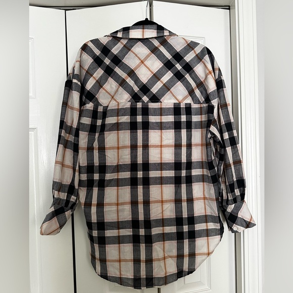 Sanctuary plaid tunic. Size L - Picture 4 of 4